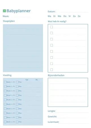 BABYkrachtplanner